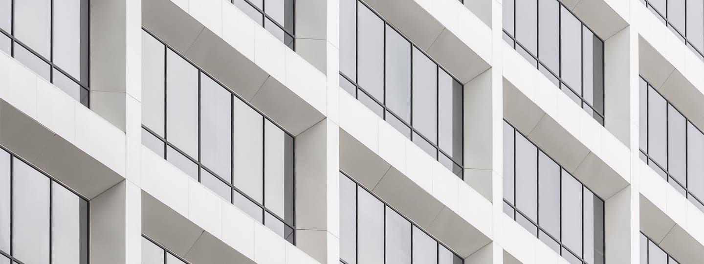 Geometric building facade