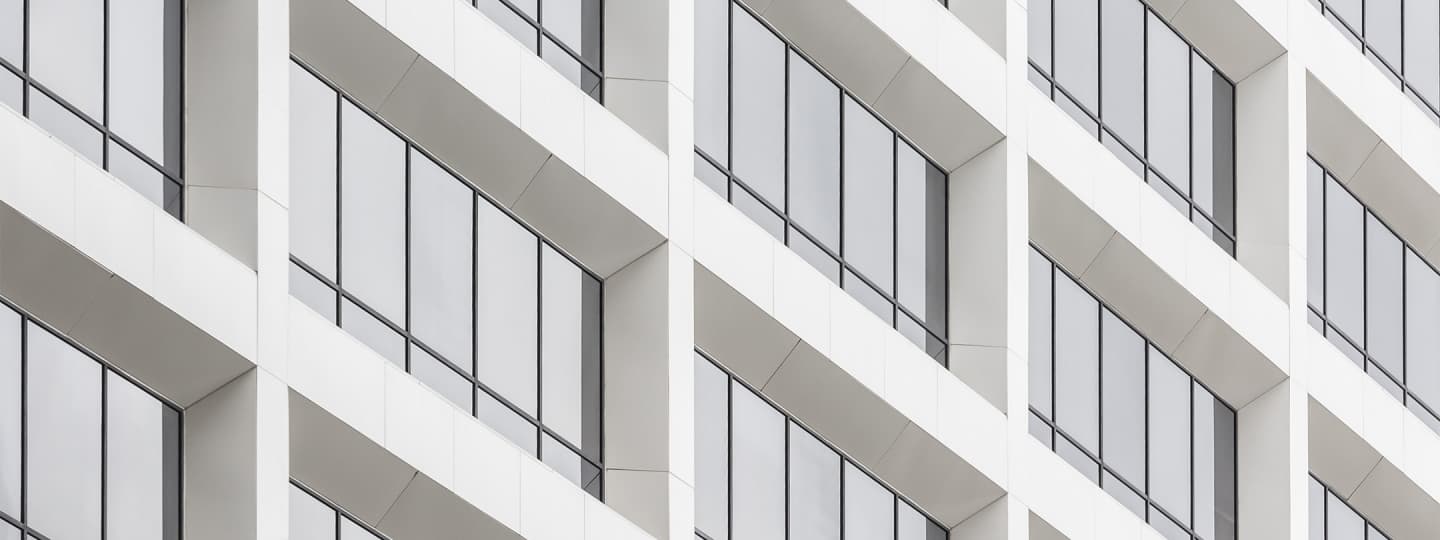 Geometric building facade